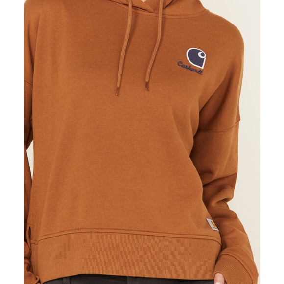Carhartt Tops - Carhartt Women's Tan Hoodie